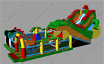 Коммерческий надувной батут "Змей Горыныч 3" 23*11*10 м