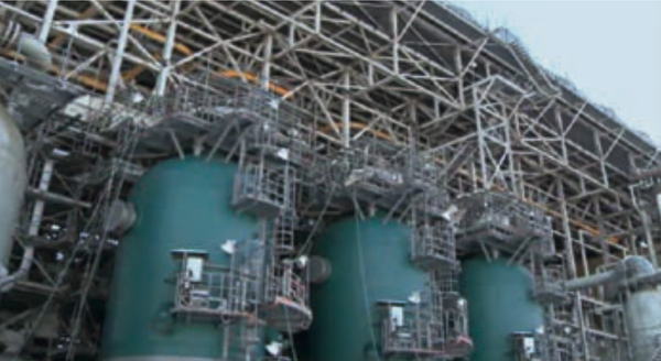 Защитное покрытие резервуара на компрессорной станции г. Сахалин, ГАЗПРОМ Защитное покрытие резервуара на компрессорной станции г. Сахалин, ГАЗПРОМ