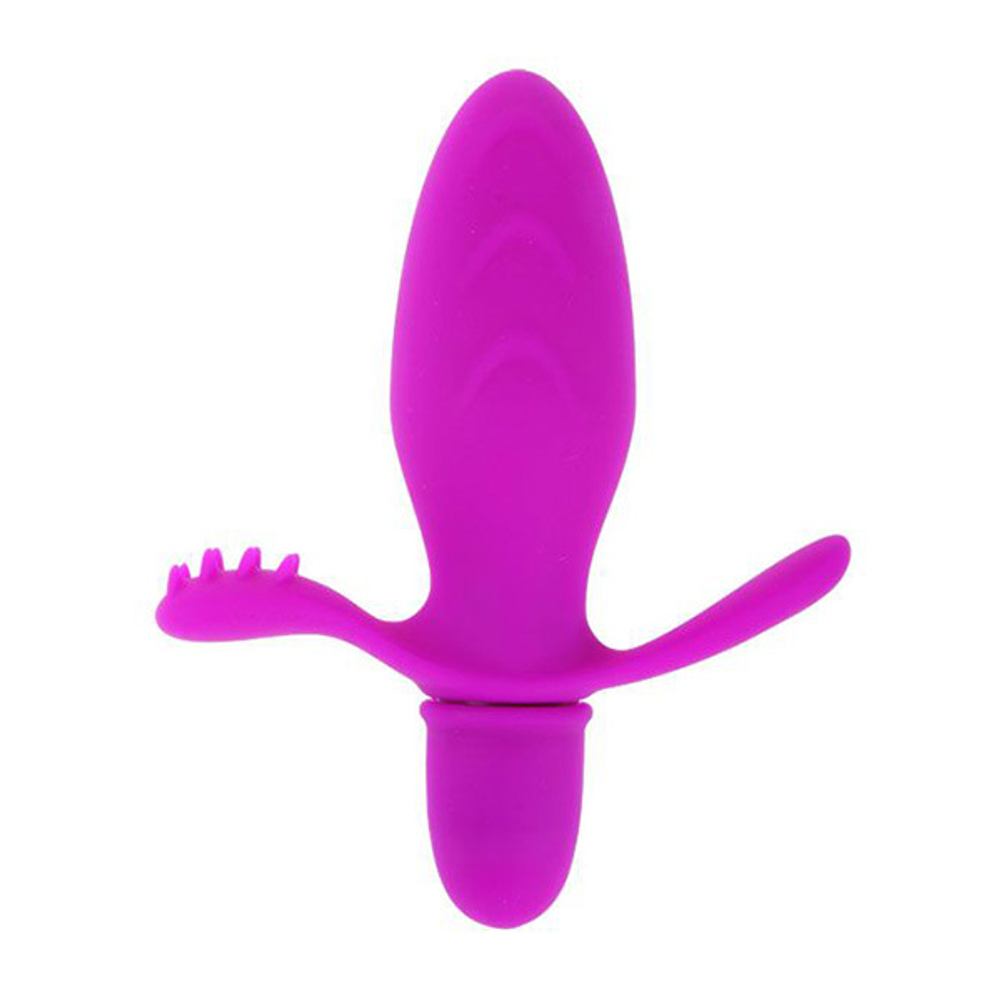 Анальный стимулятор 11,4см с вибрацией Baile Fitch BI-014288