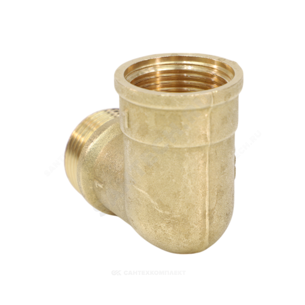Угольник латунь переходной Ду 15 (1/2") ВР/НР VALFEX VF.092.L.012
