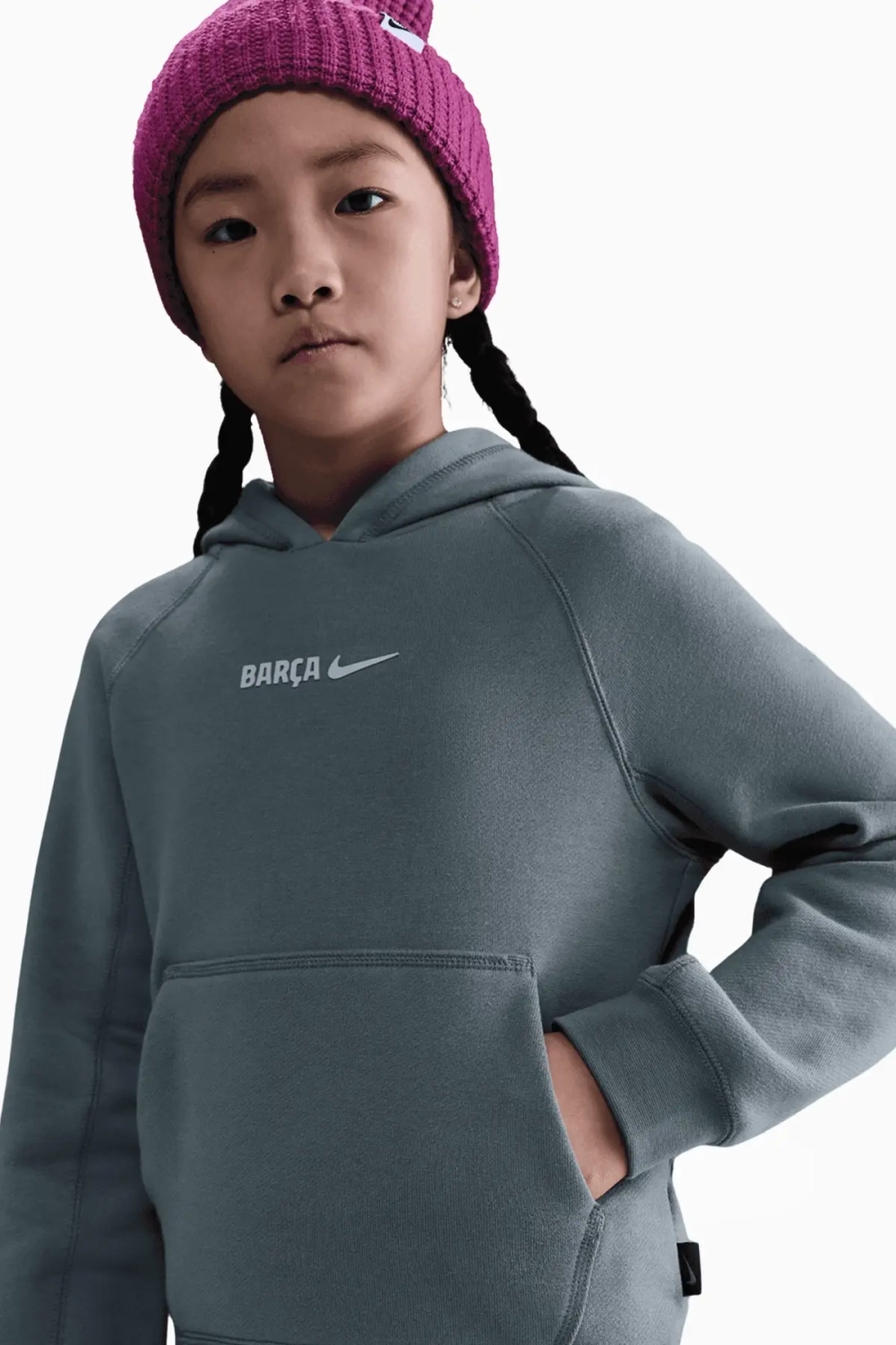 Кофта Nike FC Barcelona 25/26 Air Junior - серый