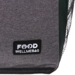 Термосумка 23 л, 35*22*30 см, WM799-3, серый-зелёный