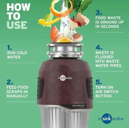 InsinkErator Измельчитель пищевых отходов Evolution Plus Plus 1000 EC