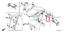 90130-MGZ-J00. SCREW, PAN, 6X30