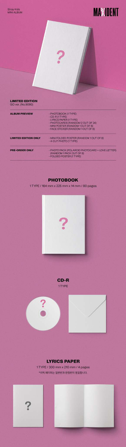 Альбом STRAY KIDS - MAXIDENT LIMITED EDITION GO VER.