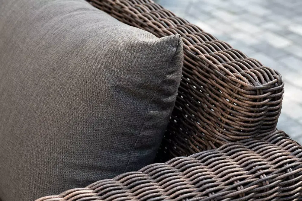 "Капучино" лаунж-зона из искусственного ротанга, цвет коричневый