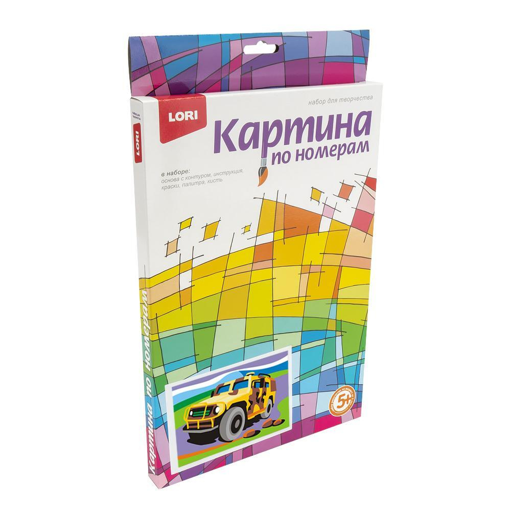 Картина по номерам 20*28,5см "Боевая машина" (Lori)