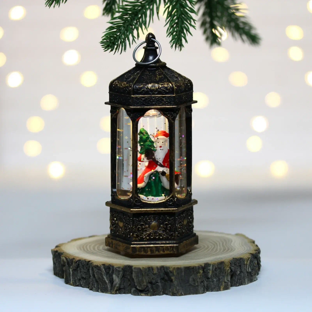 Сувенир с подсветкой «Сказочный мир - Дед Мороз» 6,4*14,5 см, Бронза (работает от батареек LR44*3)