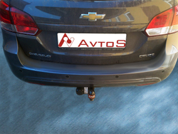 Фаркоп для Chevrolet Cruze седан (2009-) (без электрики) (паспорт и сертификат) AvtoS.CV08