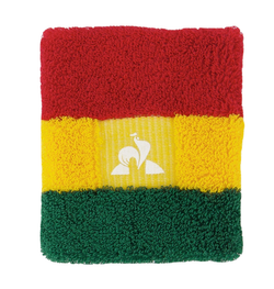 Мужское теннисное поло Le Coq Sportif Collectors Box Clay 83 - new optical white/jaune champ