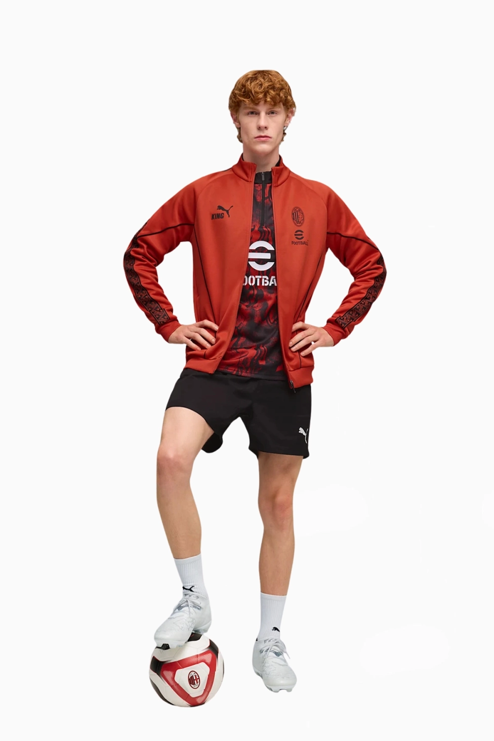Ветровка Puma AC Milan 25/26 KING Anthem - красный