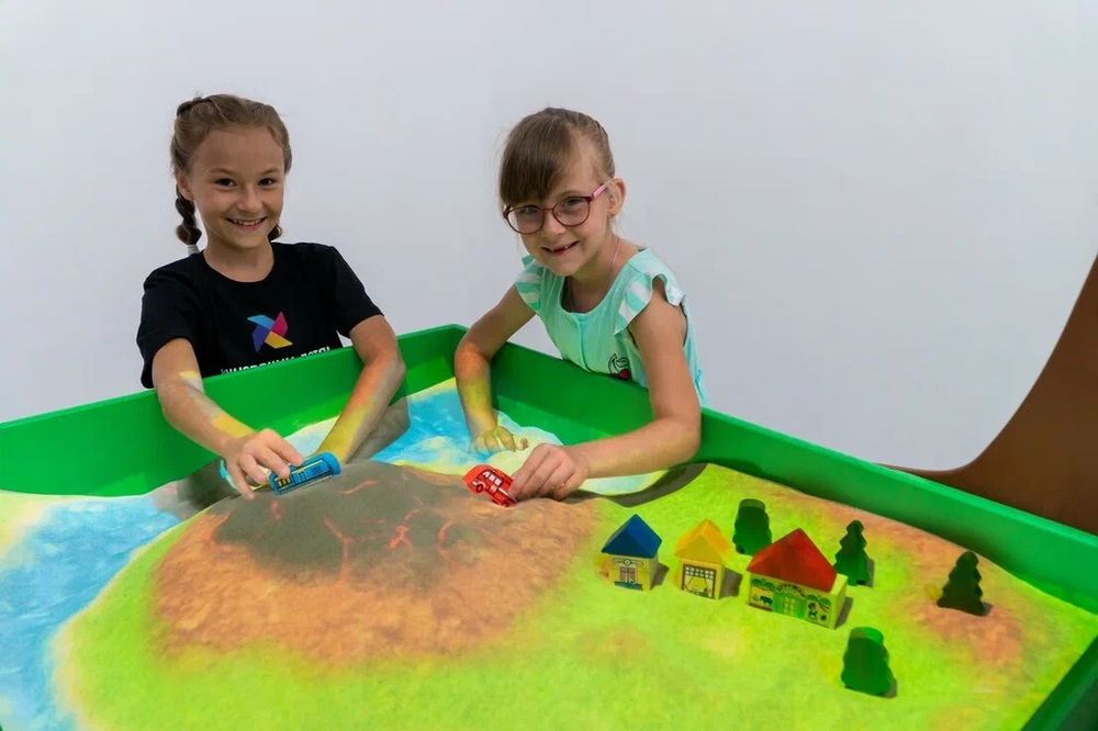 Интерактивная песочница Полянка