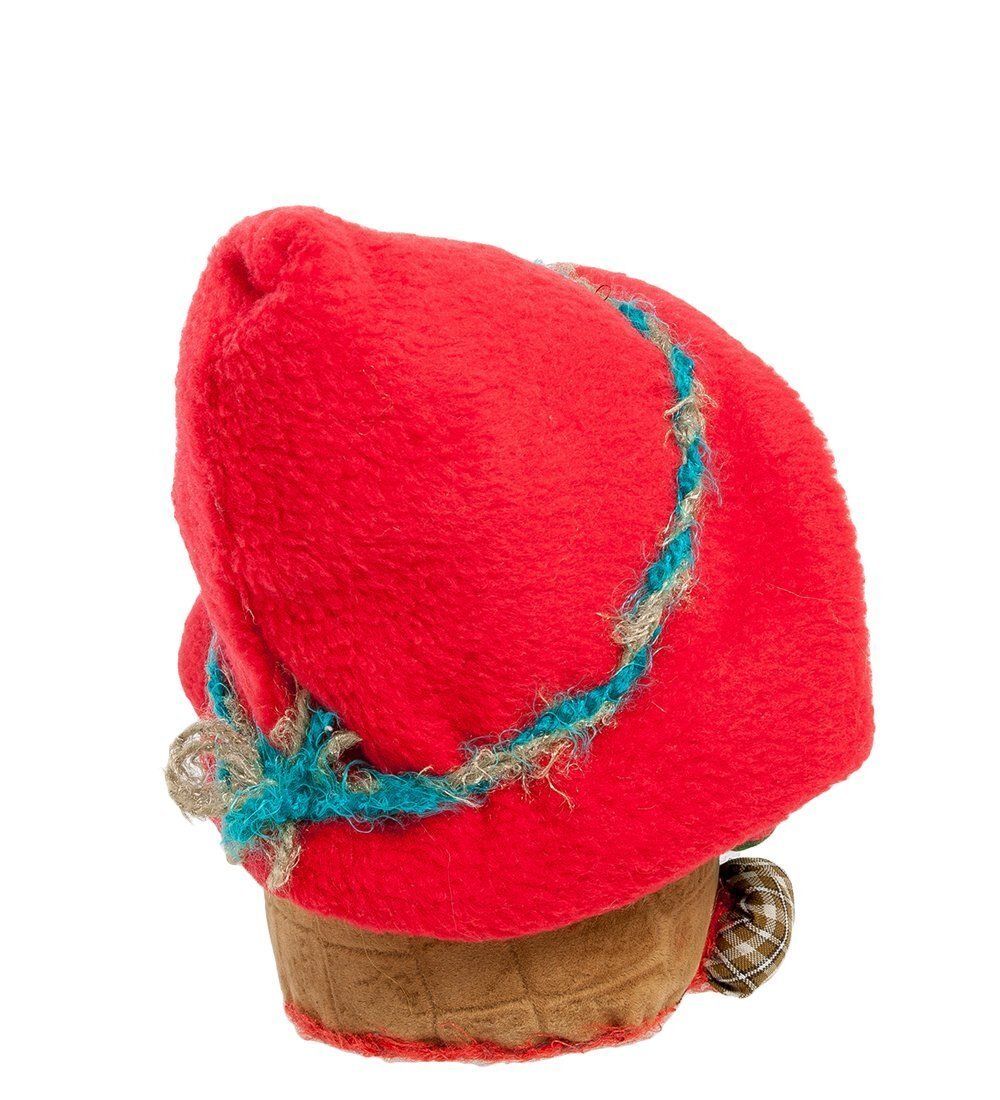 ТК-603 Игрушка лоскутная «Гном с самоваром» ср.