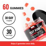 Force Factor, Test X180®, жевательные мармеладки, ягодный пунш, 60 жевательных таблеток