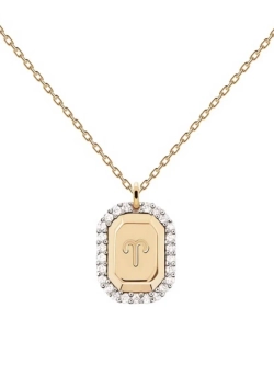 Колье Знак Зодиака Овен серебро 925 пробы покрытое золотом