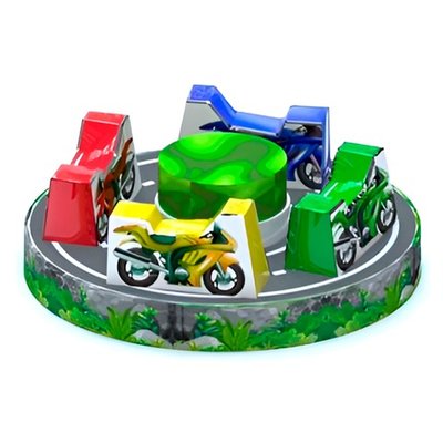 Детская карусель платформа "Мото" (d200 см) с электроприводом