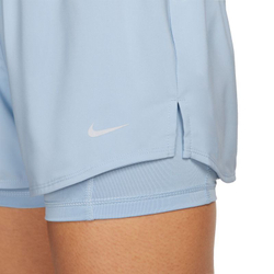 Женские Шорты теннисные Nike Dri-Fit One 2-in-1 Shorts - light armory blue/reflective silver