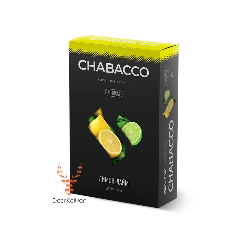 [М] Chabacco &quot;Lime-Lemon&quot; (Лимон-Лайм) Medium 50 гр.