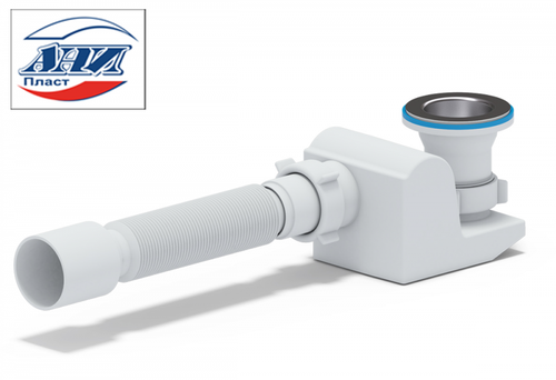 АНИ  Е615  Сифон для поддона плоский (БРИГ) 1 1/2"*40/50  (30шт)