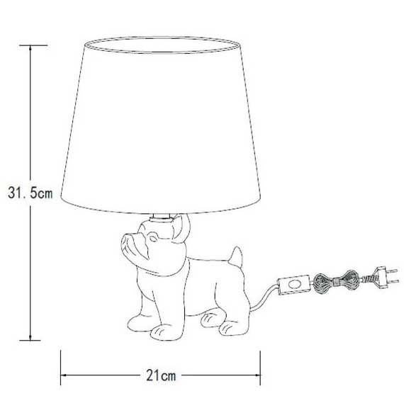 Настольная лампа Lucide Extravaganza Sir Winston 13533/81/30