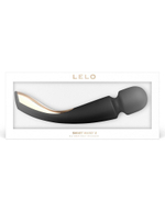 Черный вибромассажёр Lelo Smart Wand 2 Large - 30,4 см. (Цвет: черный)