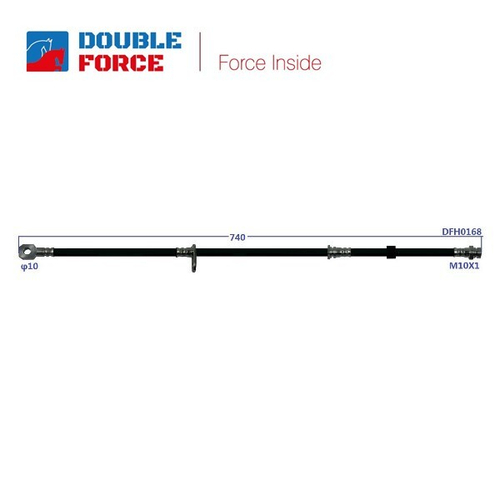 Шланг тормозной Double Force DFH0168