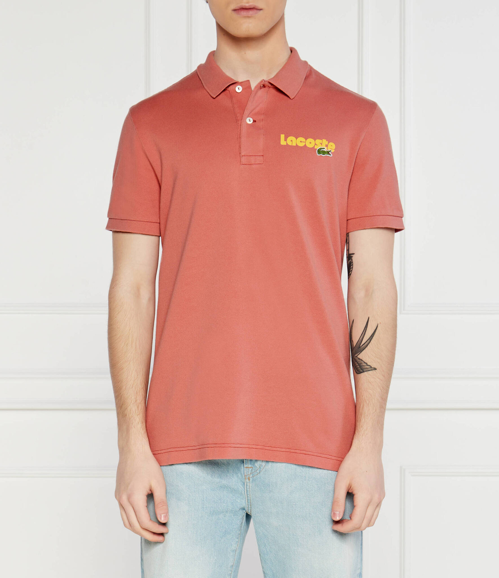 Поло Lacoste - коралловый(PH7426)