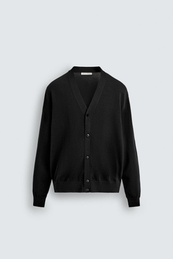 ZARA ЛЕГКИЙ КАРДИГАН, ЧЕРНЫЙ