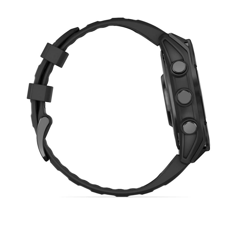 Умные часы Garmin FENIX 8 47 мм Amoled Slate Gray with Black Silicone Band