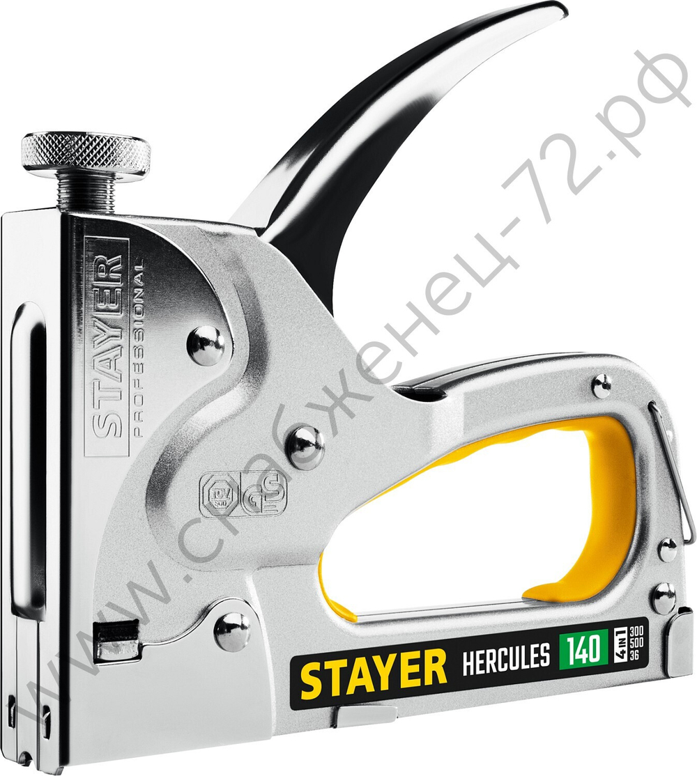 STAYER HERCULES-140 тип 140 (G/11/57) 20GA (6-14 мм)/36/300/500, стальной мощный степлер (31510)