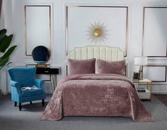 Патрисия (пепел роза 1) Покрывало 240х260