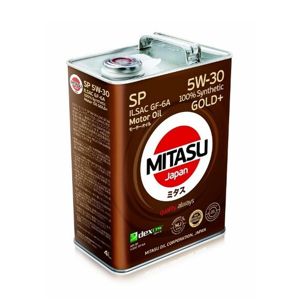MITASU GOLD Plus SP 5W-30 ILSAC GF-6A 100% Synthetic (4л) MJP014