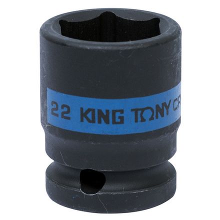 Цена на KING TONY (453522M) Головка торцевая ударная шестигранная 1/2", 22 мм