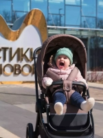 Коляска детская "FLEX GRAND" (2в1) RA072 Cacao Brown