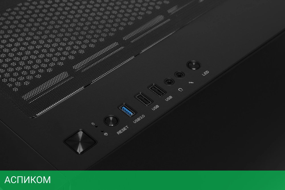 Корпус Azza Eclipse черный без БП (CSAZ-440)