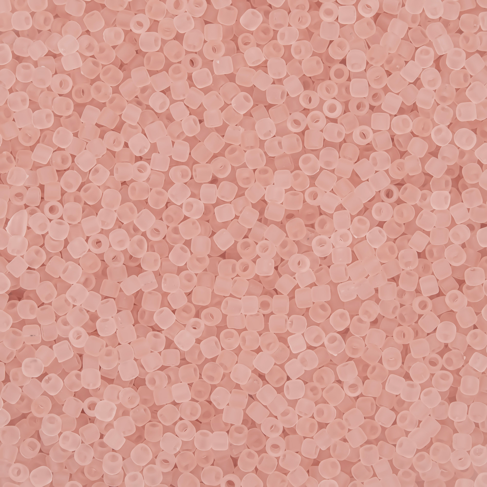 Японский бисер TOHO Round 15/0 (№11F), прозрачный матовый