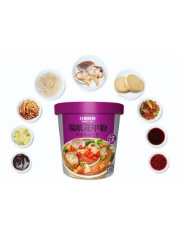 Фунчоза с овощами и моллюсками ассорти вкусов 3 шт