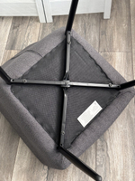 Стул М-City DISAUR Novara Barrel-09 Бежевый, ткань, Черный каркас