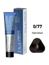 0/77  Краска-уход De Luxe, коричневый (Correct)