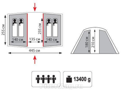 Палатка Tramp Eagle 4 [TRT-86]