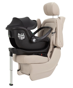 Коляска Carrello Vector CRL-6550 Ammonite AY329 Pro Absolute Black с базой Isofix 3 в 1 Coral Beige