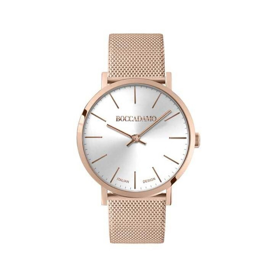 Часы Boccadamo Mya Rosegold Silver MY018A BW/RG с минеральным стеклом