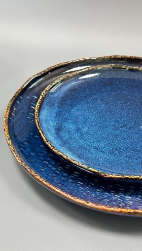 Тарелка 27 см,фарфор,серия "Aqua Blue" P.L.