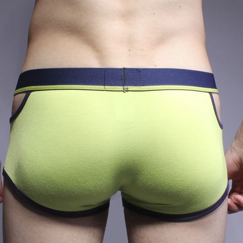 Мужские трусы боксеры салатовые Andrew Christian Glow Almost Naked Quirk Boxer Green  AC83