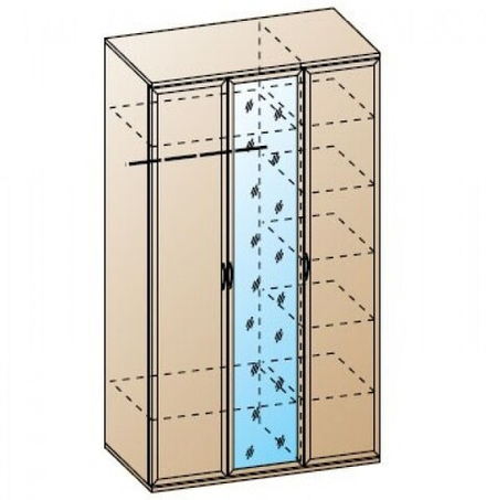 ШК-1001 Карина Шкаф для одежды и белья