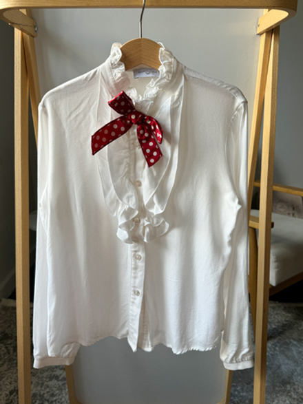 Белая блузка Monnalisa, 116