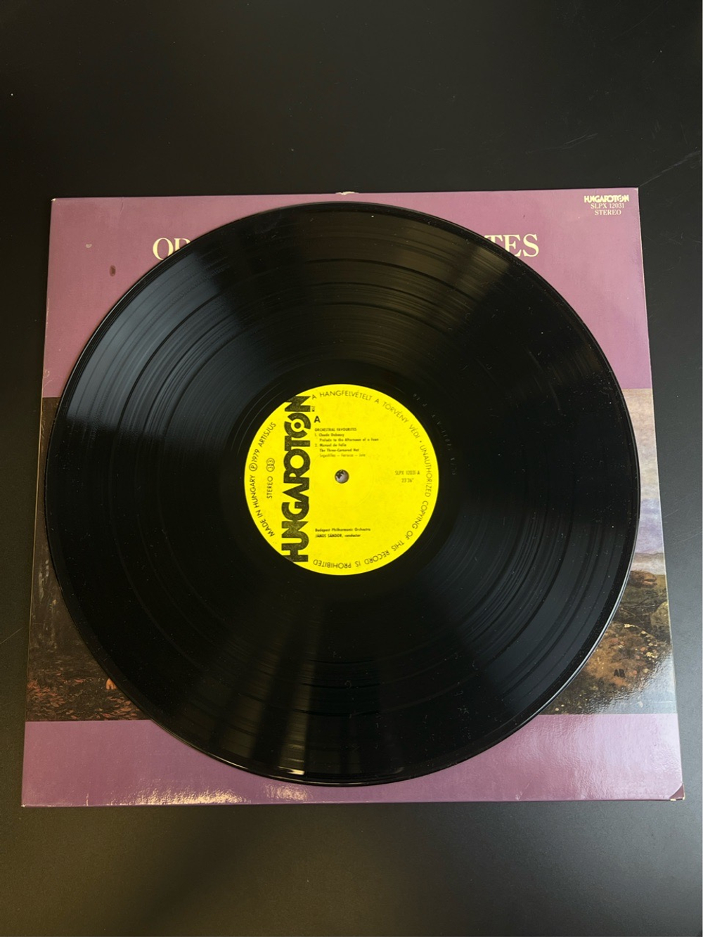 LP Orchestral Favourites. Виниловая пластинка 12 дюймов. Венгрия 1979 год.