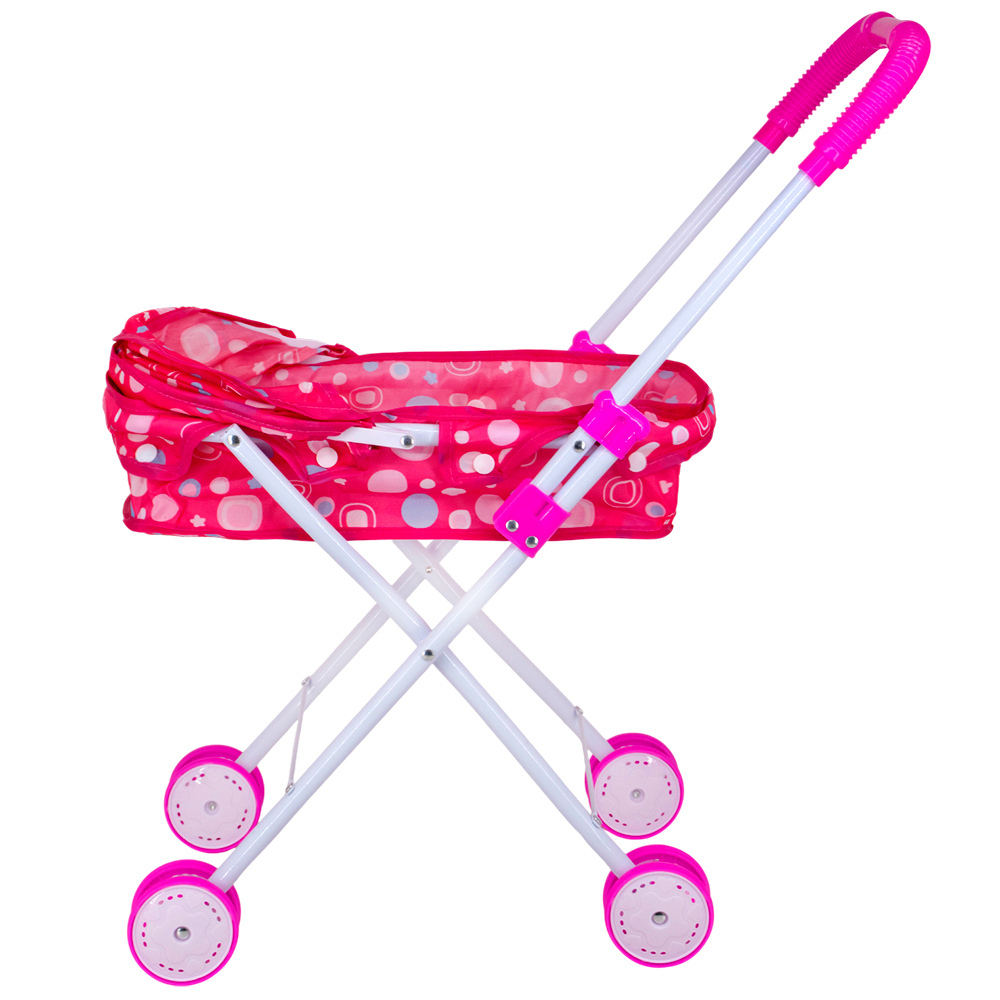 Коляска д/куклы Miss Kapriz MK336-4B в пак.