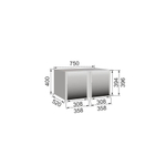 Антресоль Альта 0.75 (400) с зеркалом