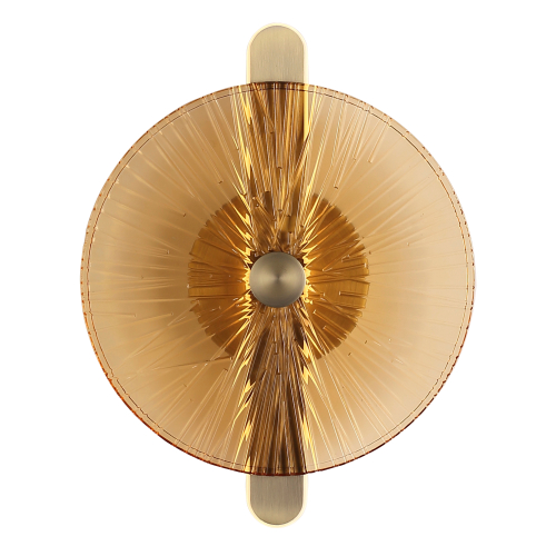 SL6141.311.01 Светильник настенный ST-Luce бронза/янтарь LED 1*11W 4000K WASI